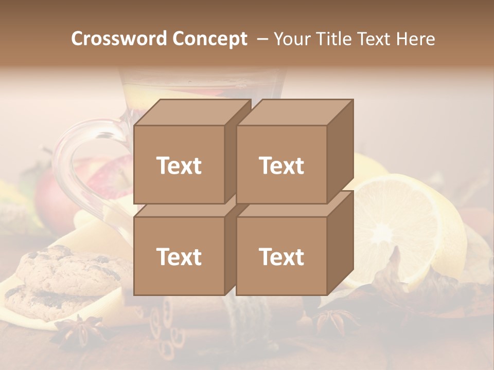 Orange Background Treatment PowerPoint Template
