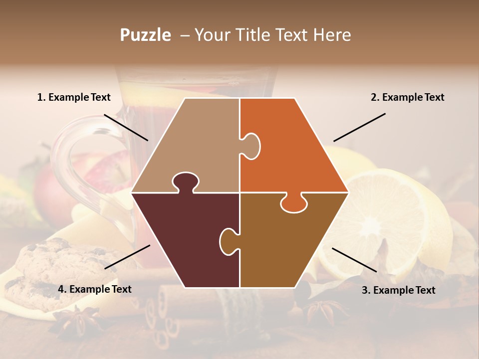 Orange Background Treatment PowerPoint Template