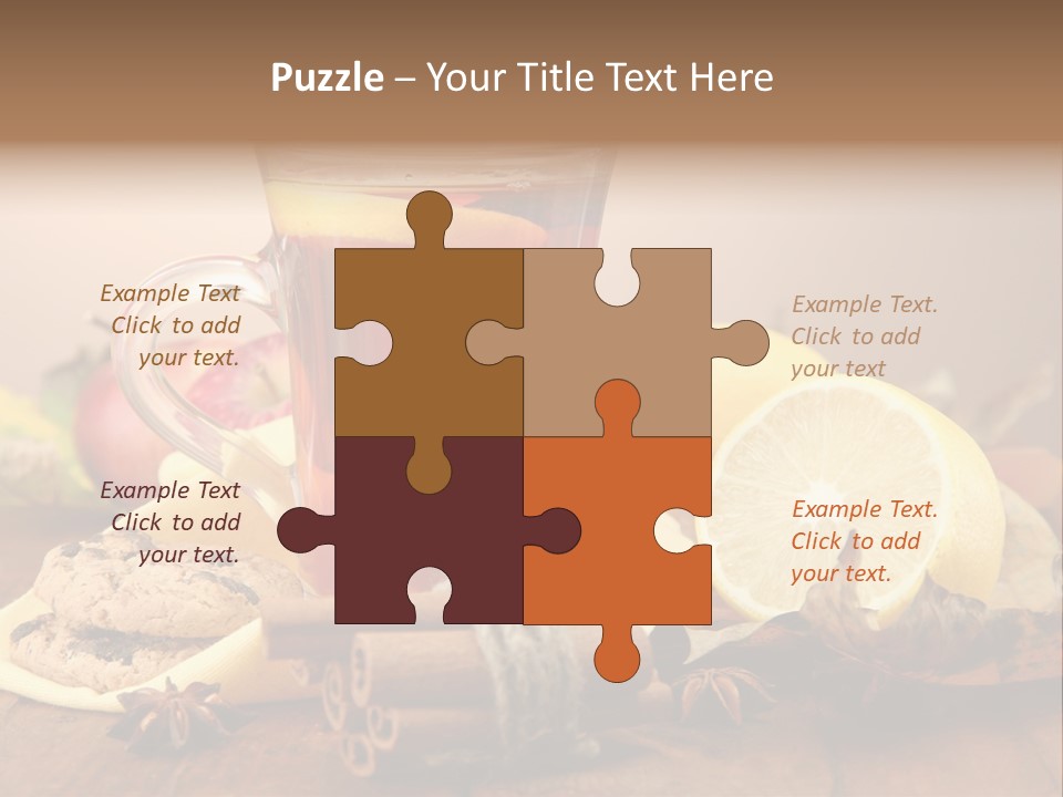 Orange Background Treatment PowerPoint Template