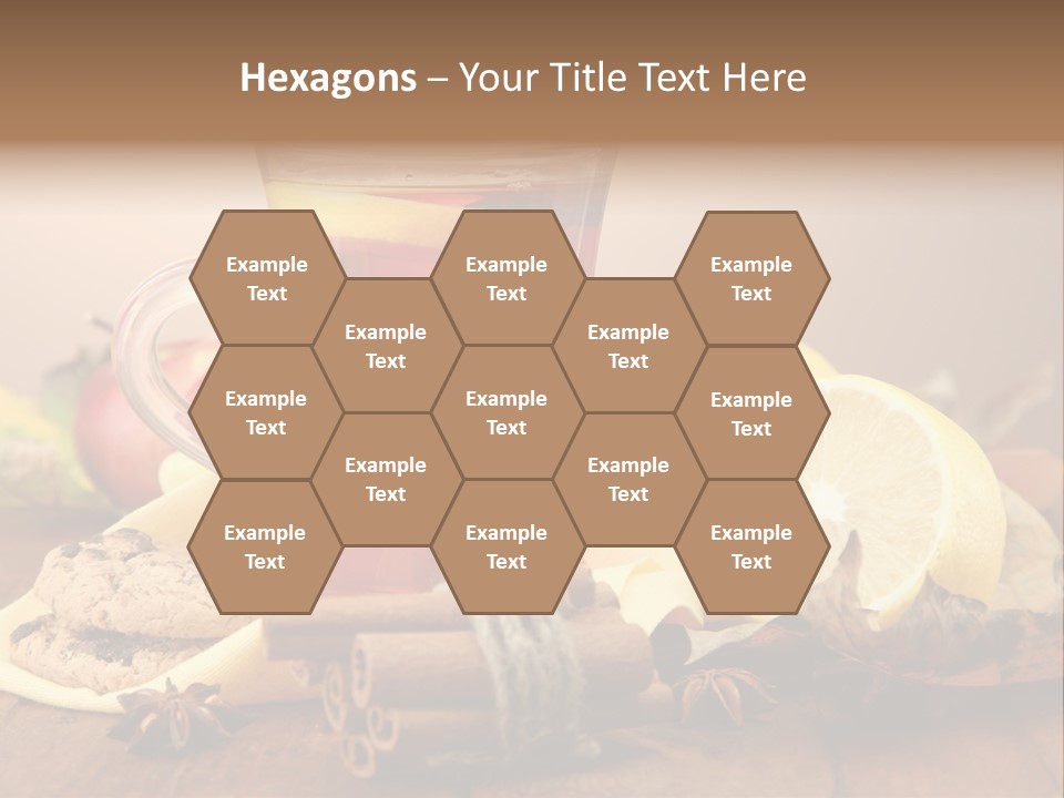 Orange Background Treatment PowerPoint Template