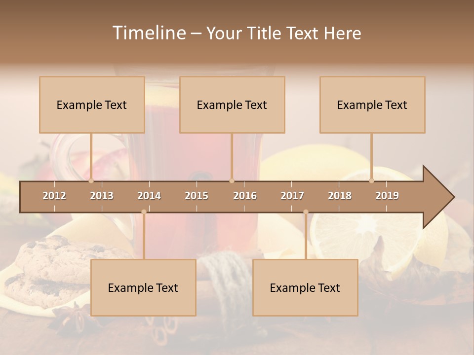 Orange Background Treatment PowerPoint Template