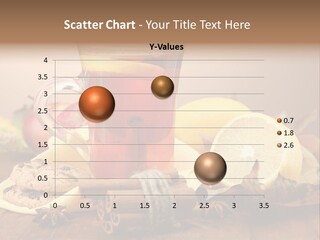 Orange Background Treatment PowerPoint Template