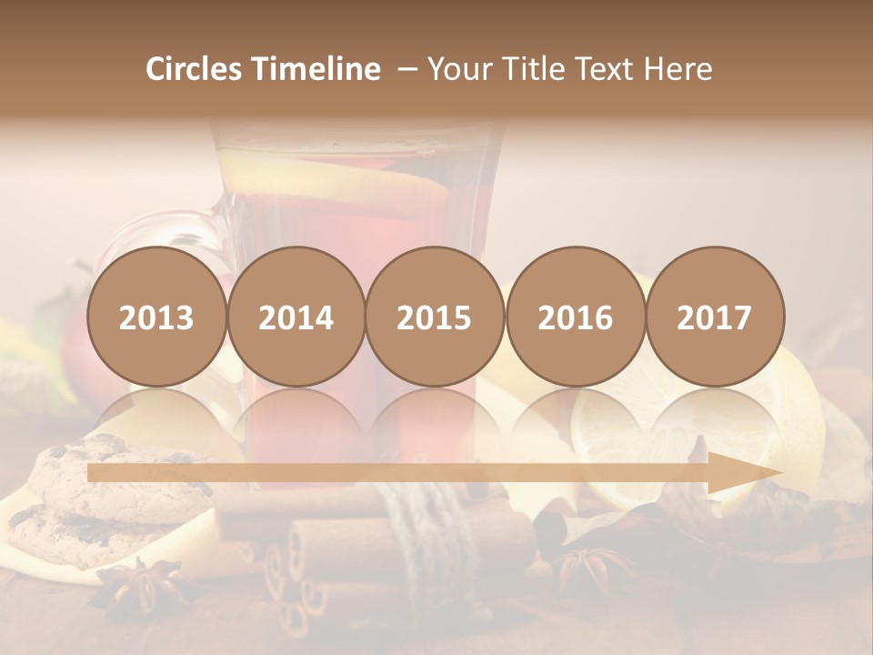 Orange Background Treatment PowerPoint Template