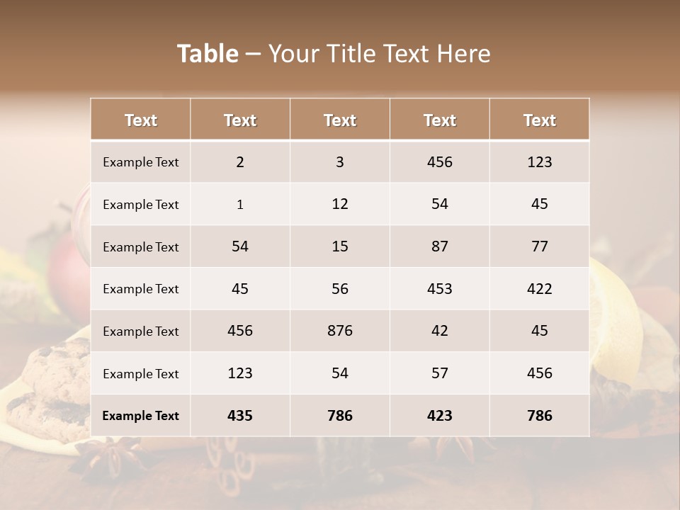Orange Background Treatment PowerPoint Template