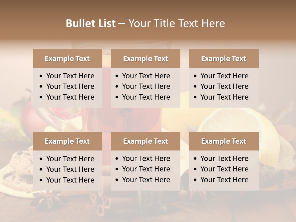 Orange Background Treatment PowerPoint Template