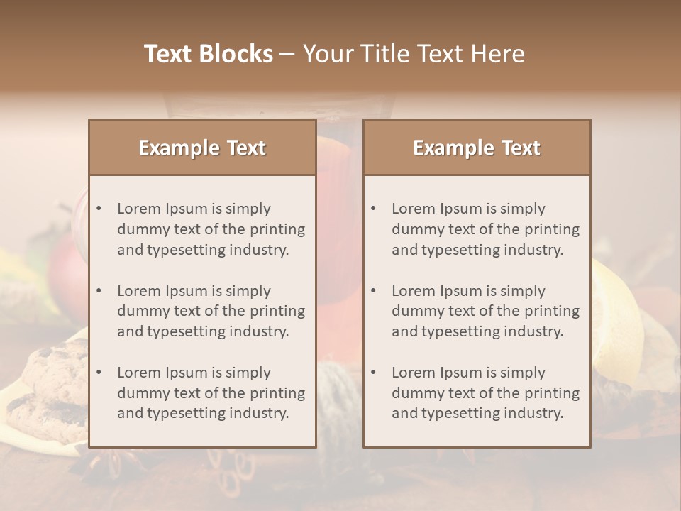 Orange Background Treatment PowerPoint Template
