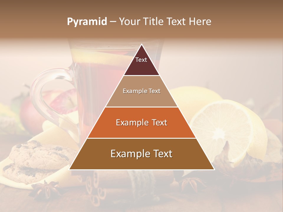 Orange Background Treatment PowerPoint Template