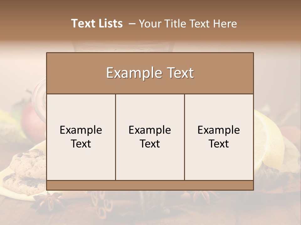 Orange Background Treatment PowerPoint Template