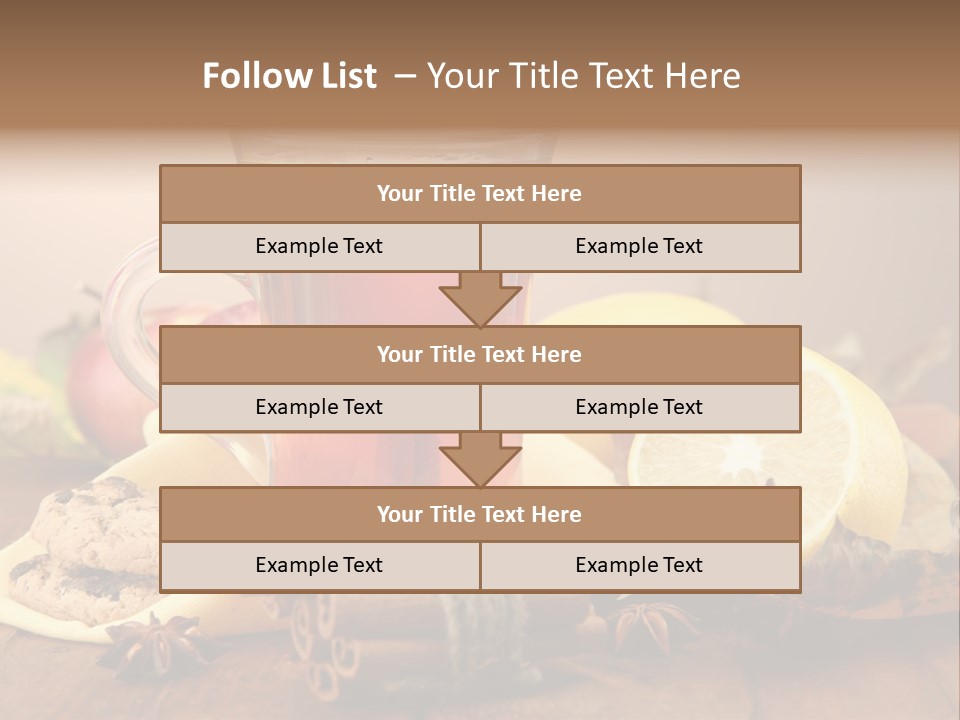 Orange Background Treatment PowerPoint Template