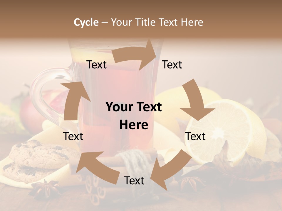 Orange Background Treatment PowerPoint Template