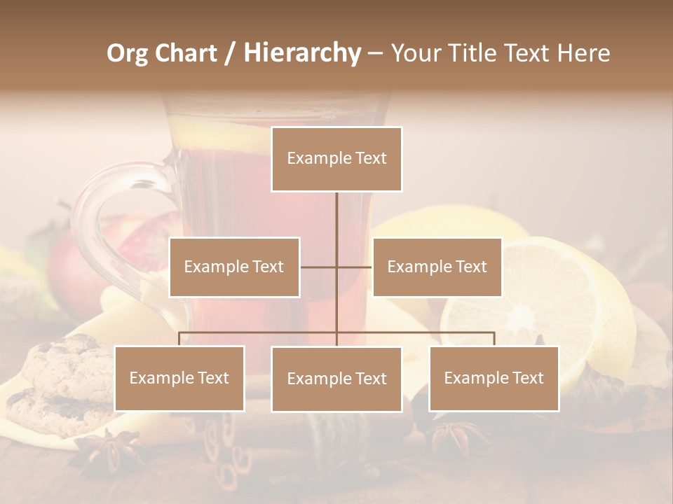 Orange Background Treatment PowerPoint Template