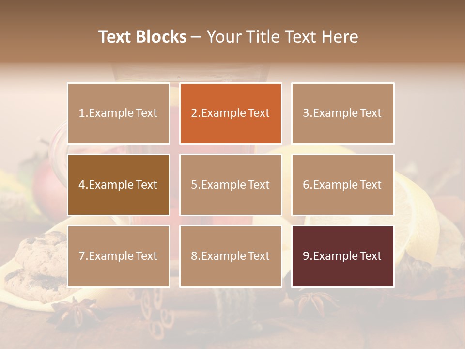 Orange Background Treatment PowerPoint Template