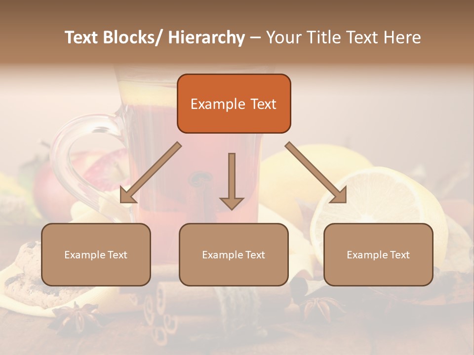 Orange Background Treatment PowerPoint Template