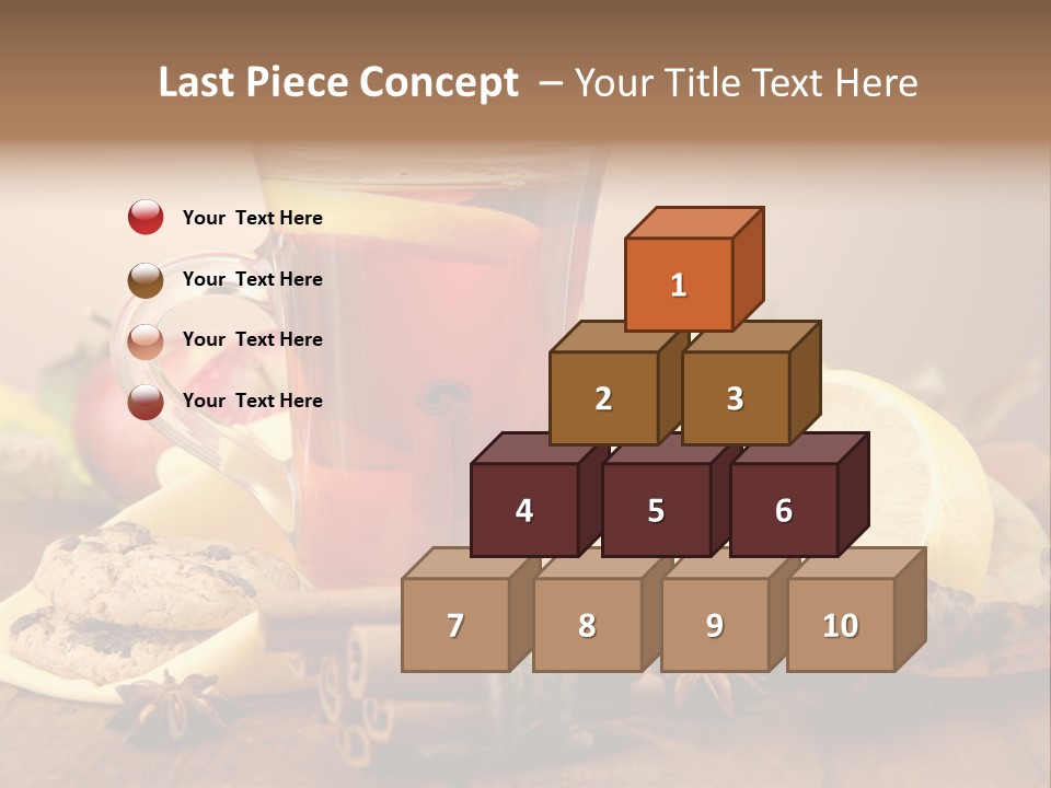 Orange Background Treatment PowerPoint Template