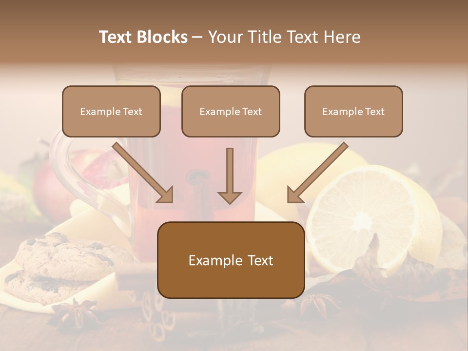 Orange Background Treatment PowerPoint Template