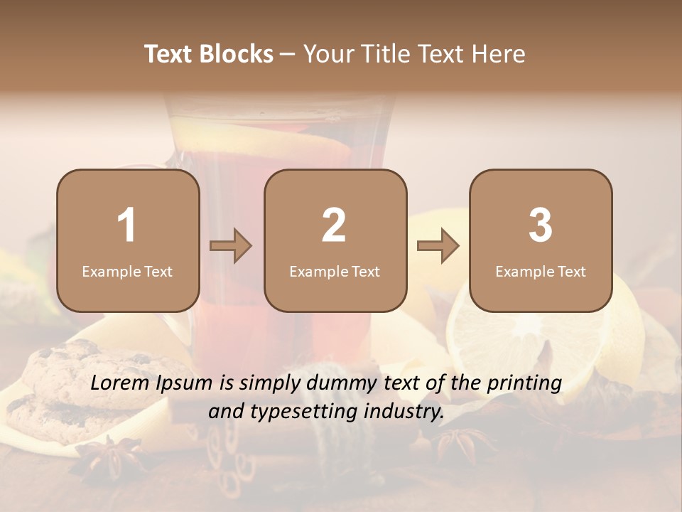 Orange Background Treatment PowerPoint Template