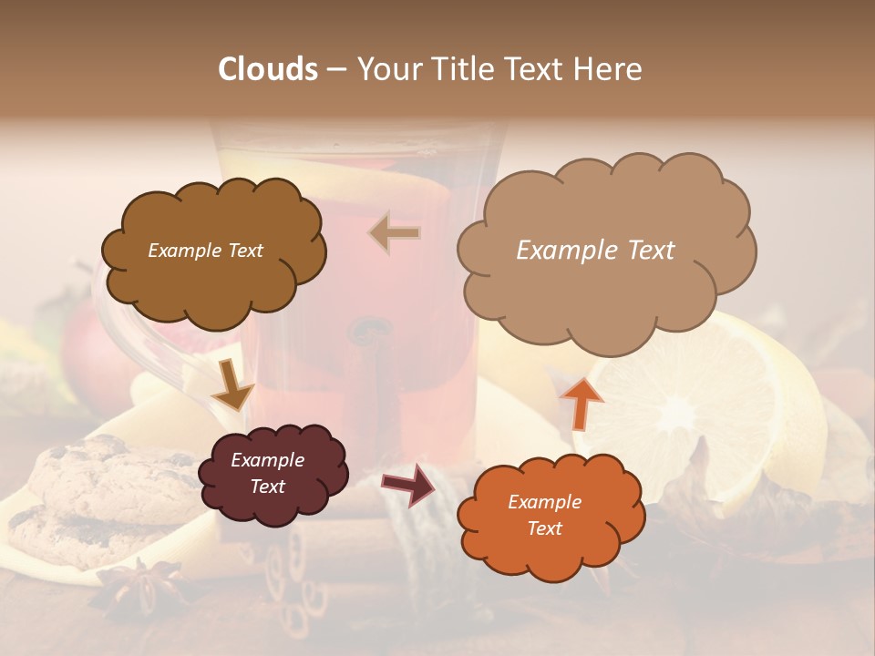 Orange Background Treatment PowerPoint Template