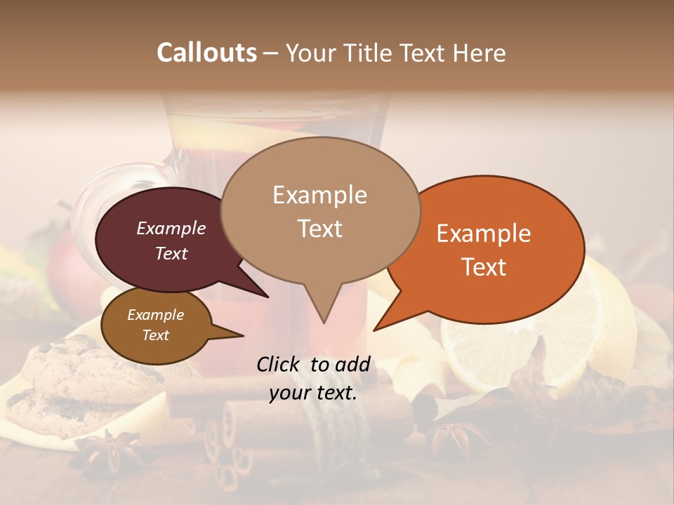 Orange Background Treatment PowerPoint Template