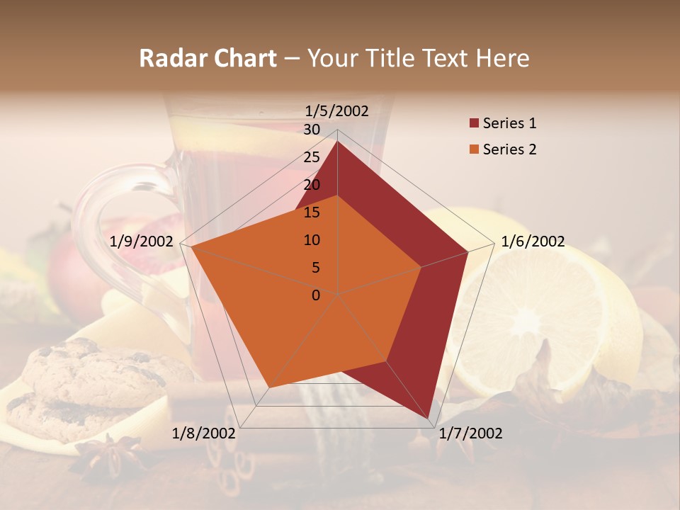 Orange Background Treatment PowerPoint Template