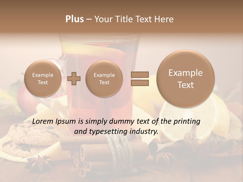 Orange Background Treatment PowerPoint Template