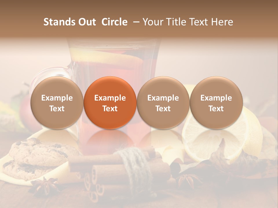 Orange Background Treatment PowerPoint Template