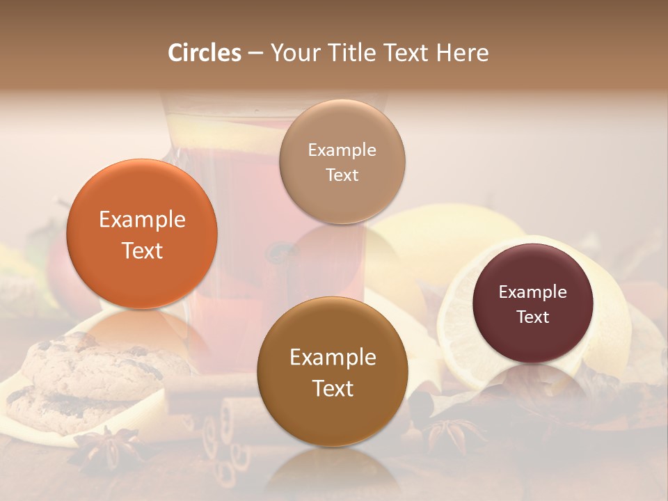Orange Background Treatment PowerPoint Template