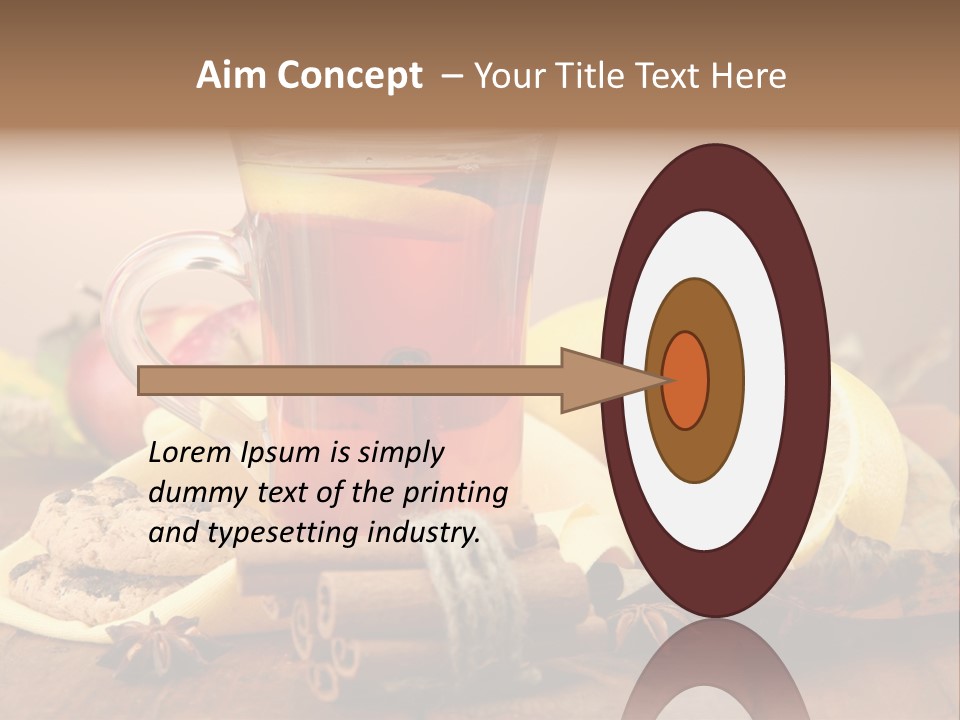 Orange Background Treatment PowerPoint Template