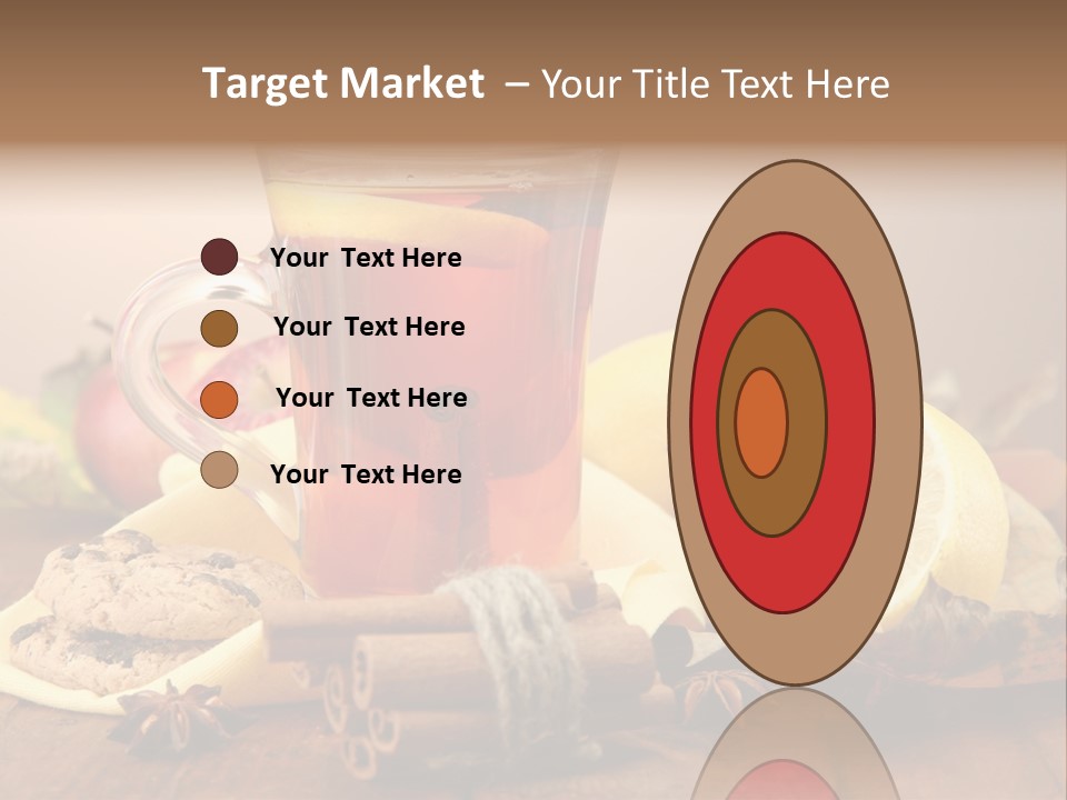 Orange Background Treatment PowerPoint Template