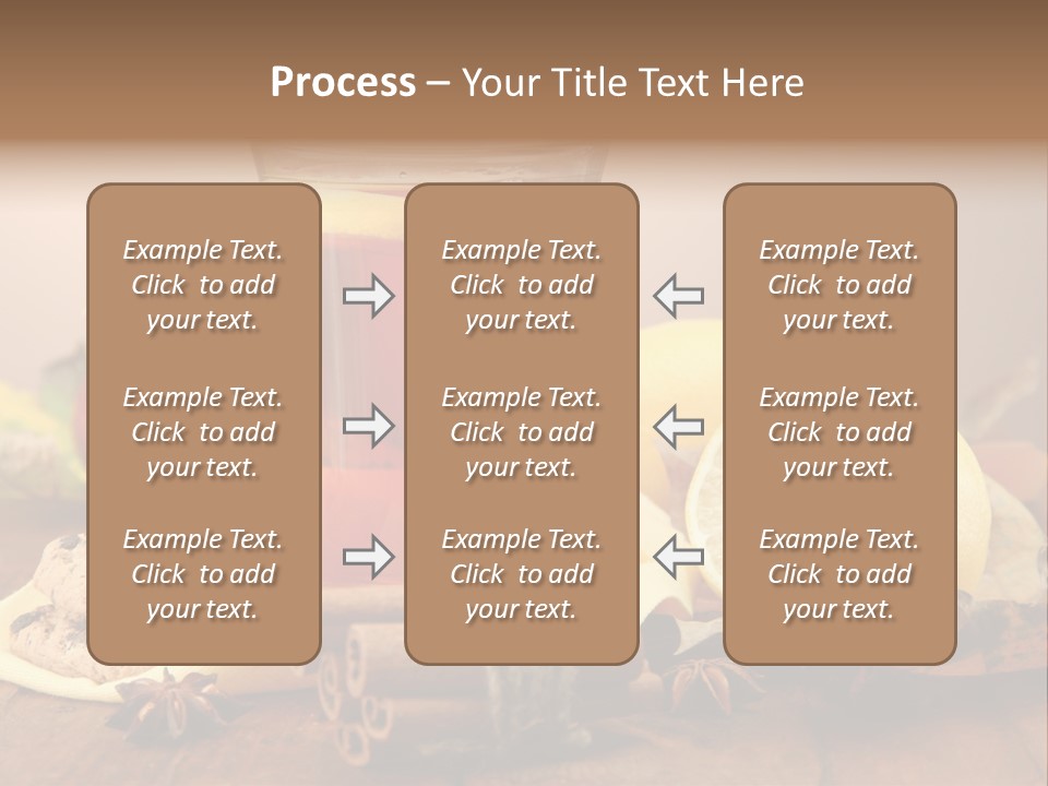 Orange Background Treatment PowerPoint Template