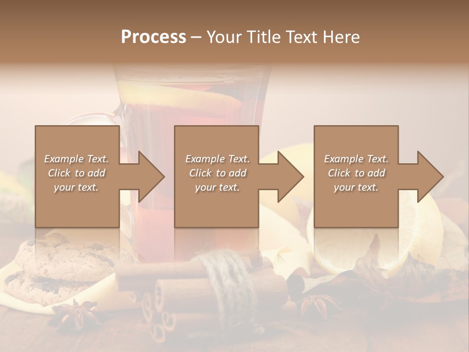 Orange Background Treatment PowerPoint Template