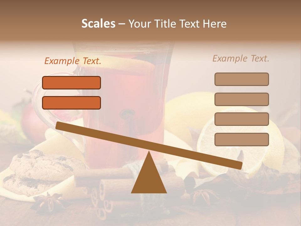 Orange Background Treatment PowerPoint Template