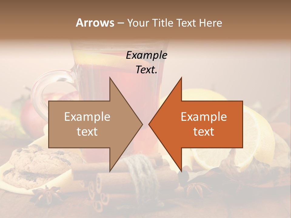 Orange Background Treatment PowerPoint Template