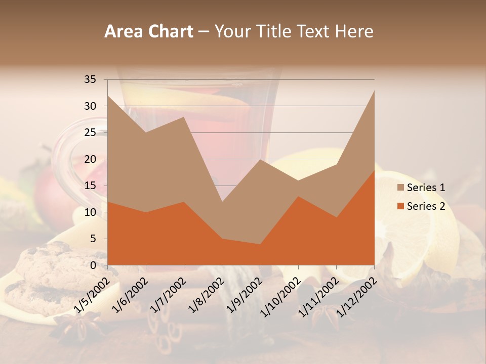 Orange Background Treatment PowerPoint Template