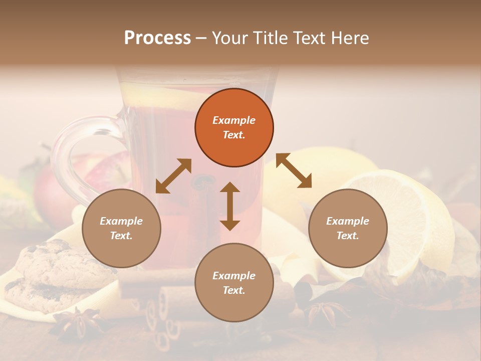 Orange Background Treatment PowerPoint Template