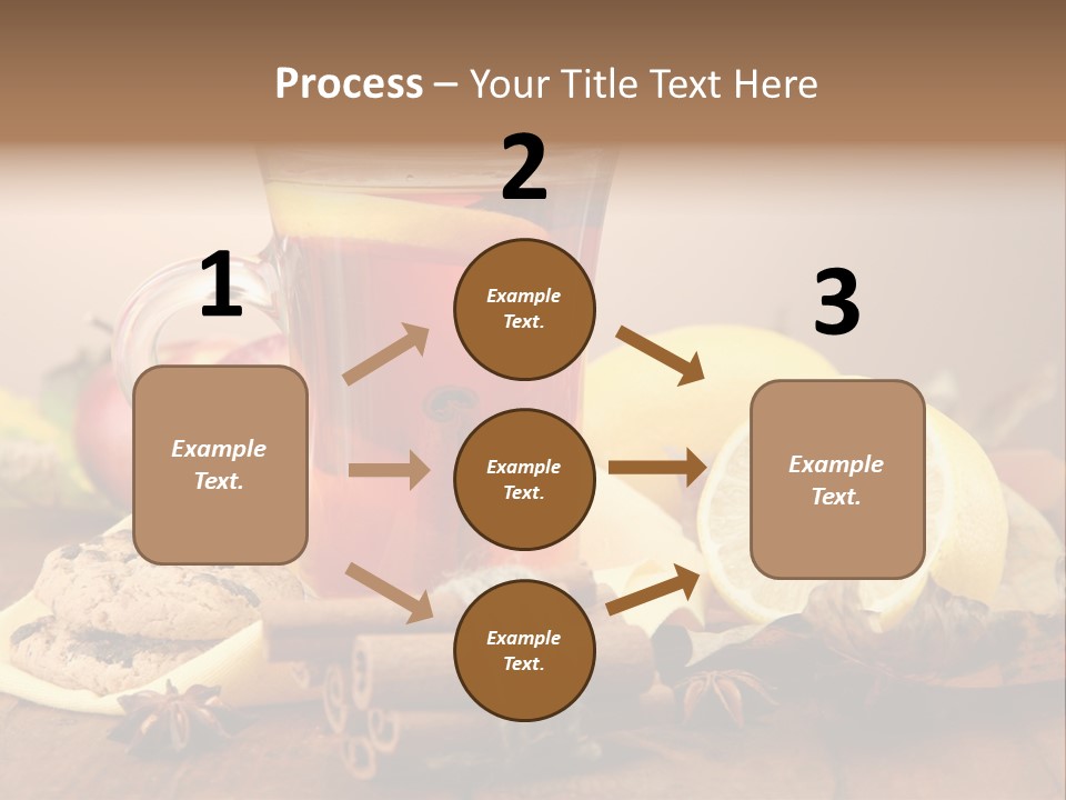 Orange Background Treatment PowerPoint Template