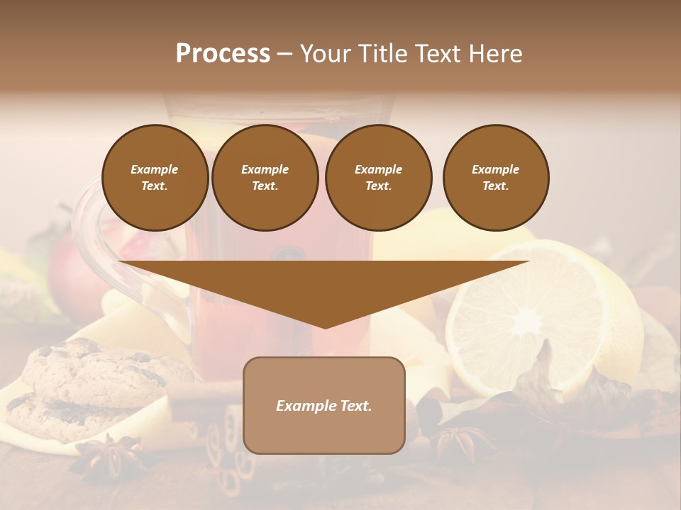 Orange Background Treatment PowerPoint Template