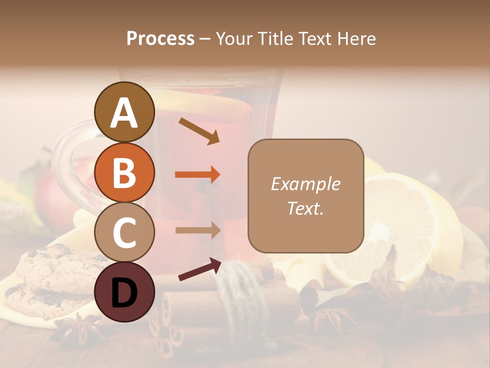 Orange Background Treatment PowerPoint Template