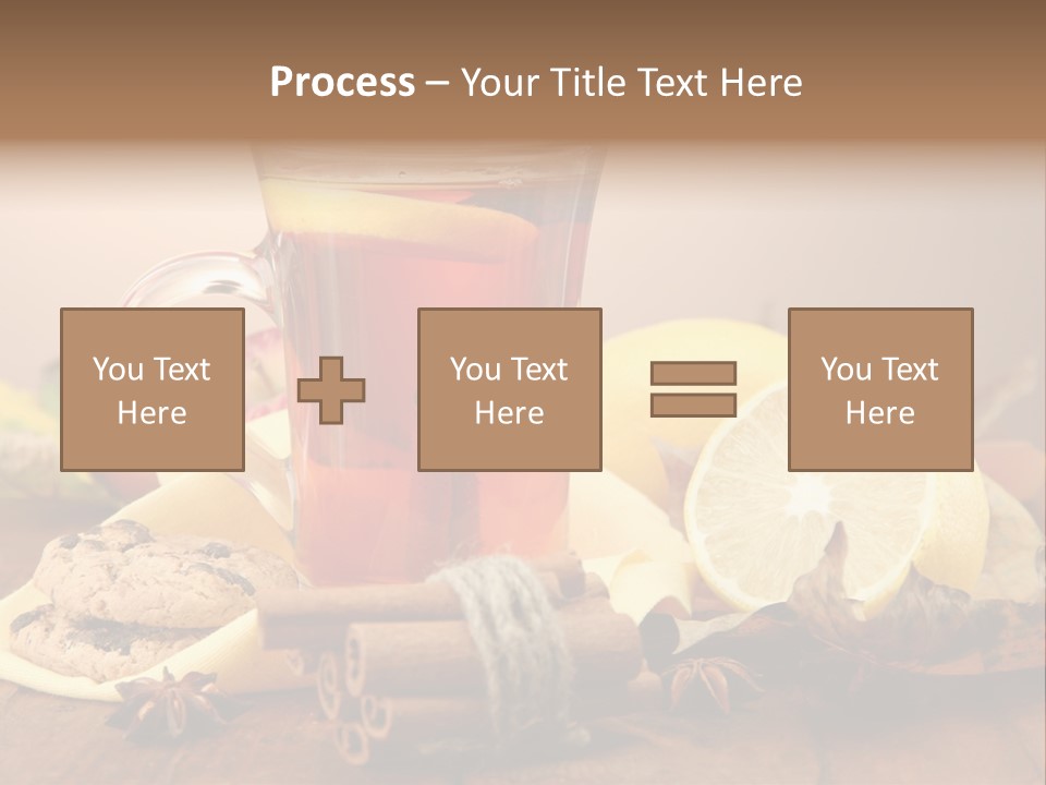 Orange Background Treatment PowerPoint Template