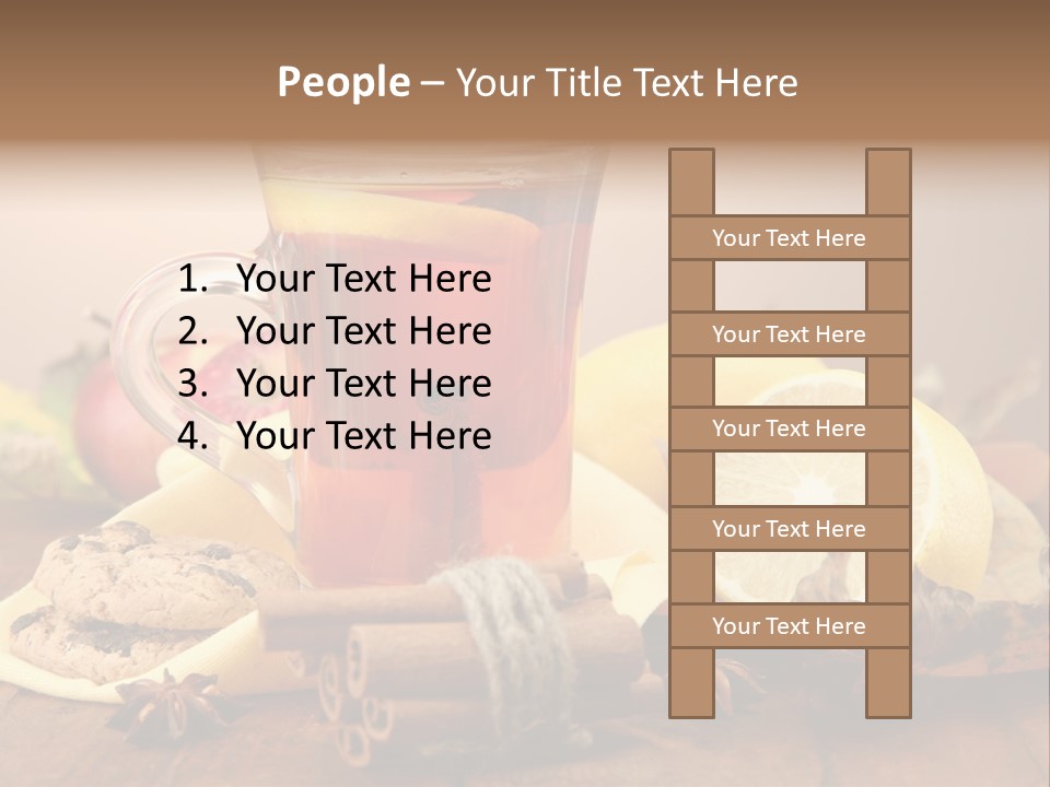 Orange Background Treatment PowerPoint Template