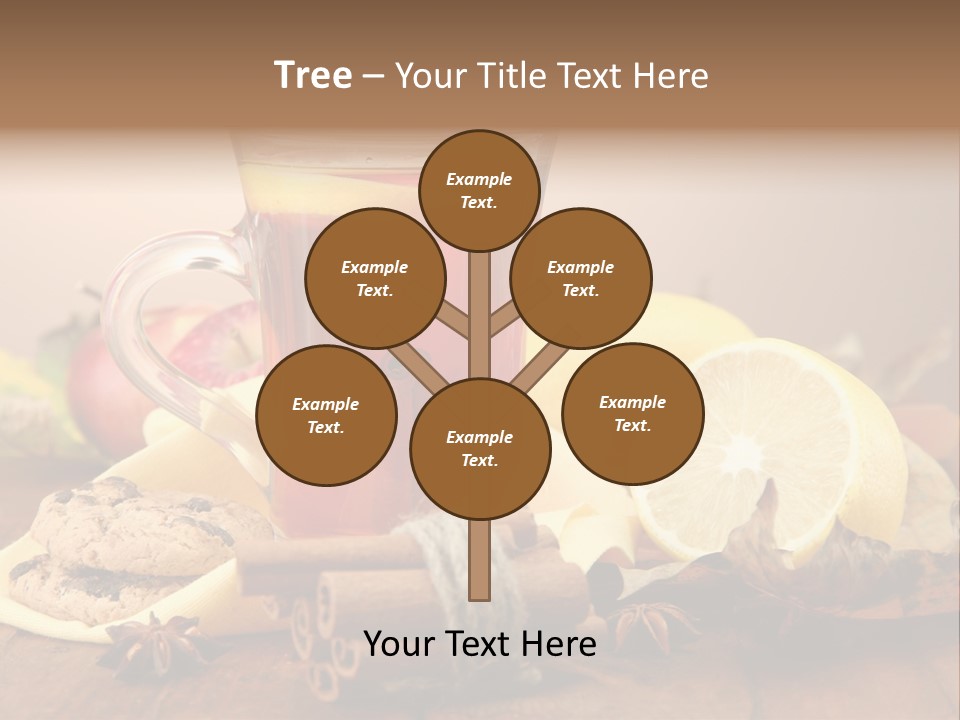 Orange Background Treatment PowerPoint Template