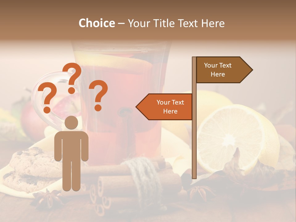 Orange Background Treatment PowerPoint Template