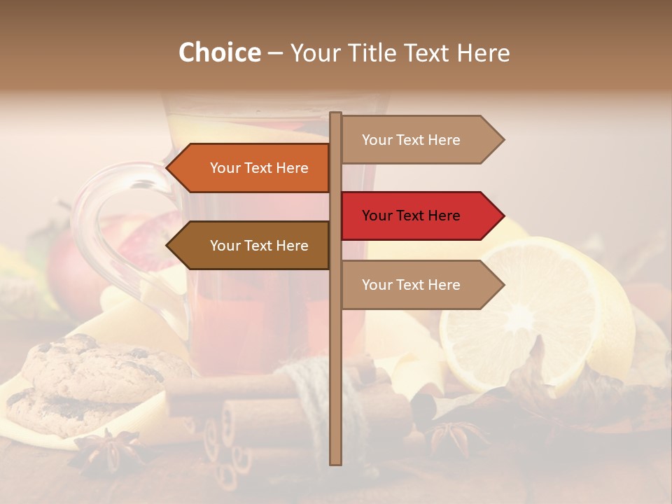 Orange Background Treatment PowerPoint Template