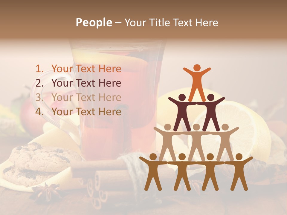 Orange Background Treatment PowerPoint Template