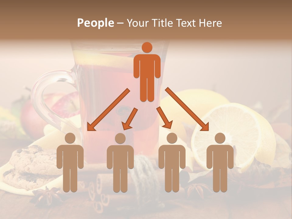 Orange Background Treatment PowerPoint Template