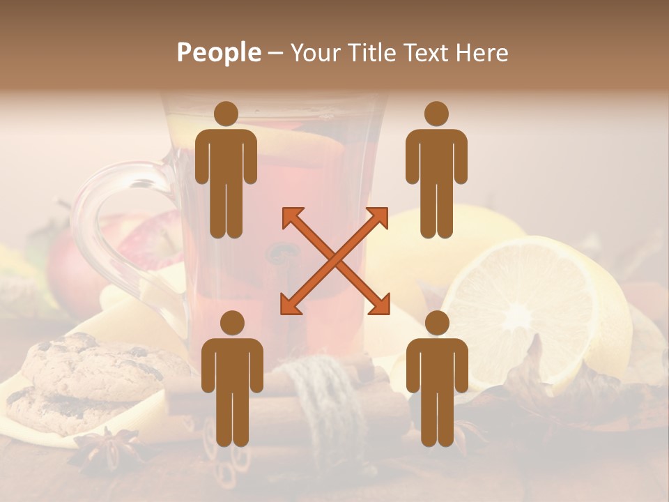 Orange Background Treatment PowerPoint Template