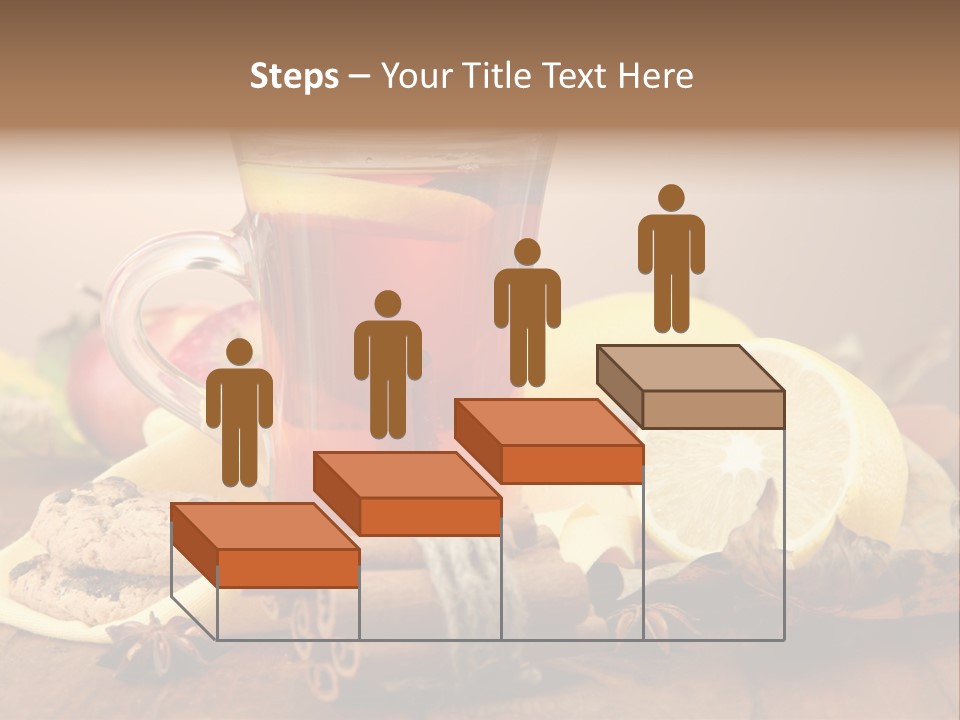 Orange Background Treatment PowerPoint Template