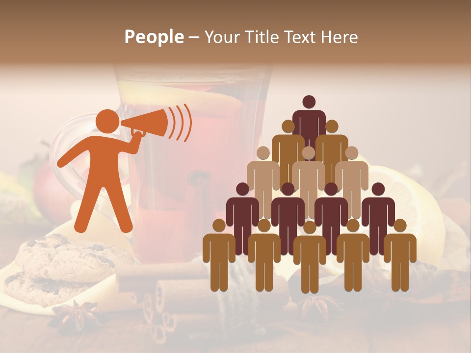 Orange Background Treatment PowerPoint Template