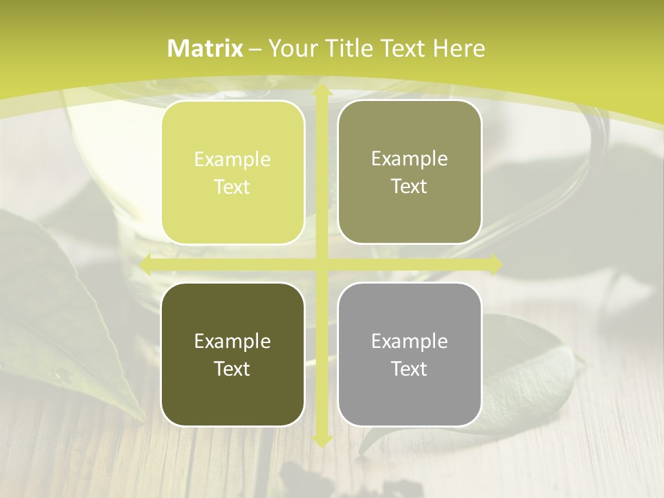Organic Vertical Refreshment PowerPoint Template