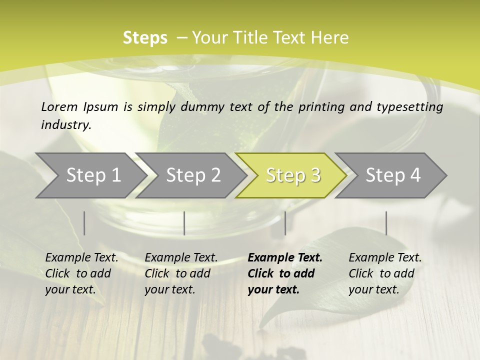 Organic Vertical Refreshment PowerPoint Template