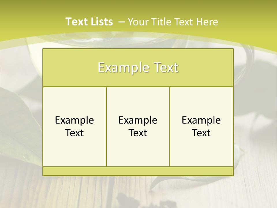 Organic Vertical Refreshment PowerPoint Template